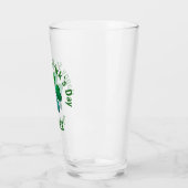 Klaver Groen St. Patrick`s Day Glas (Links)