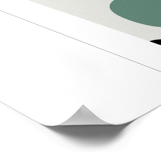 klaver in vector poster (Hoek)