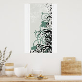 klaver in vector poster (Keuken)