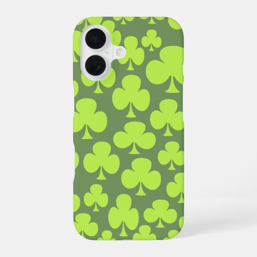 Klaver iPhone 16 Hoesje (Achterkant)