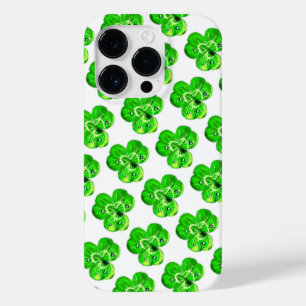 Klaver iPhone Case met regendruppels - Kies kleur