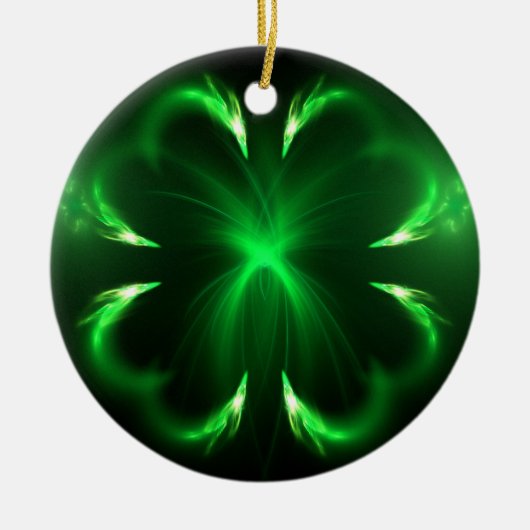 klaver keramisch ornament (Voorkant)