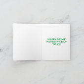 KLAVER LAAT DIE IERSE OGIES SMILEN  KAART (Binnen)