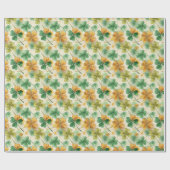  Klaver Luck St. Patrick's Day Cadeaupapier (Vlak)