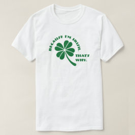 Klaver - Omdat ik Iers ben T-shirt