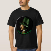 Klaver Oorbel St. Patrick's Day T-shirt (Voorkant)