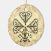 Klaver poker keramisch ornament (Links)