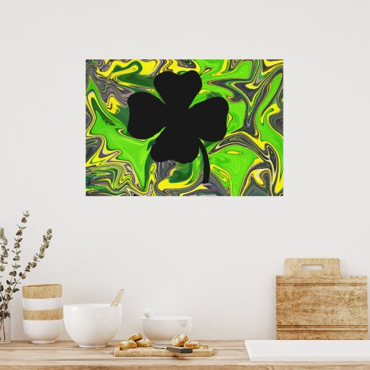 klaver poster (Keuken)