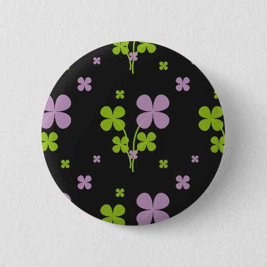 Klaver Ronde Button 5,7 Cm (Voorkant)