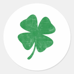 klaver ronde sticker