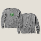 Klaver Saint Patrick's trui (Voorkant /achterkant)