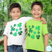 Klaver Shamrock Leaf Schattige St Patrick's Day Ir T-shirt