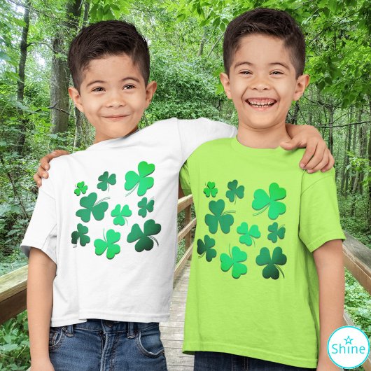 Klaver Shamrock Leaf Schattige St Patrick's Day Ir T-shirt
