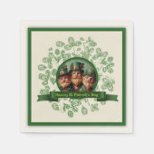  Klaver St Patrick's Day Leprechauns PPN Servet (Voorkant)