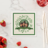 Klaver St Patrick's Day Leprechauns PPN Servet (Insitu)