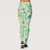 Klaver St. Patrick's Day Lichtgroene Leggings (Achterkant)
