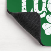 Klaver St. Patrick's Day Shamrock Vintage Muismat (Hoek)
