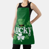 Klaver St. Patrick's Day Shamrock Vintage Schort (Insitu)