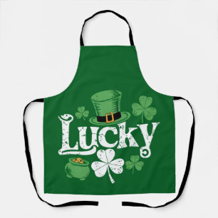 Klaver St. Patrick's Day Shamrock Vintage Schort