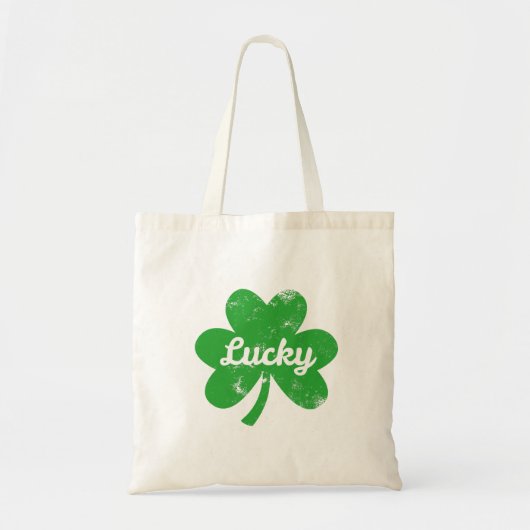 Klaver St. Patrick's Day Tote Bag (Voorkant)