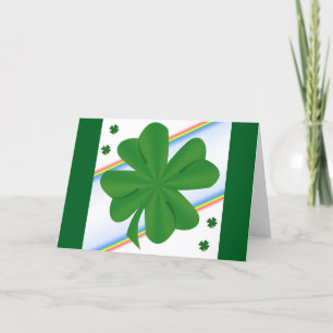 Klaver St. Patrick's Day wenskaart Kaart