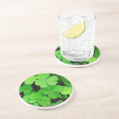 klaver zandsteen onderzetter (Zijkant)