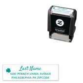 klaver  zelfinktende stempel (In situ)