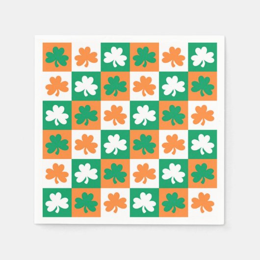 Klaverblad(en) Servetten (Voorkant)