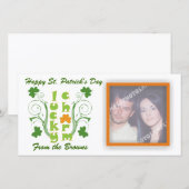 Klaverblad geluk charme krullen (Voorkant / Achterkant)