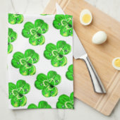 Klaverblad keukenhanddoek (Quarter Fold)