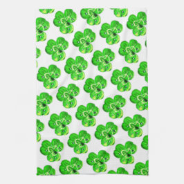 Klaverblad keukenhanddoek