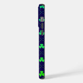 Klaverbladeren Patroon St. Patrick's Day-23223 iPhone Hoesje (Linkerkant)