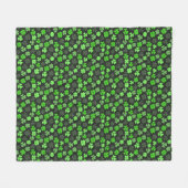 KLAVERBLADEREN ST PATRICKS PATRONE FLEECE DEKEN (Voorkant (Horizontaal))