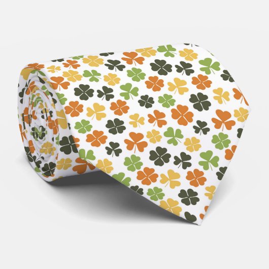 KLAVERBLADEREN ST PATRICKS PATRONE STROPDAS (Opgerold)