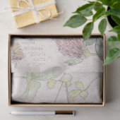  klaverbloemenpapier tissuepapier (Geschenk)