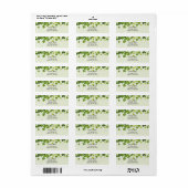 Klaverboeket, St. Patrick's Day Etiket (Full Sheet)