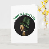 Klaverearring St. Patrick's Day Kaart (Gele Bloem)