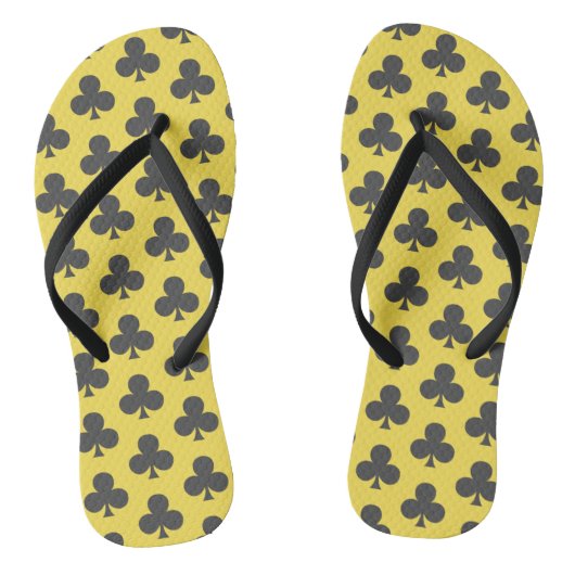 Klaveren Klavers Poker Game Patroon Flip Flops (Voetbed)