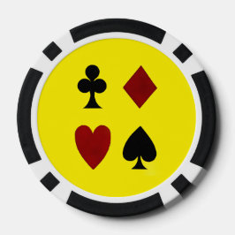 Klaveren Ruiten Hart Schoppen Poker Chips