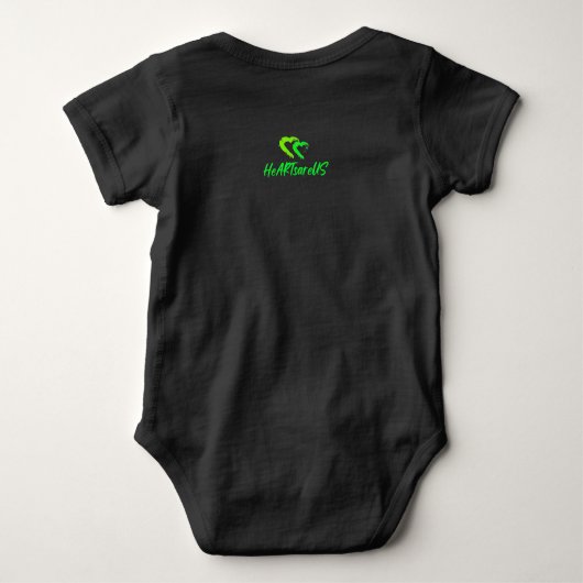 Klaverhart Baby Bodysuit (Achterkant)