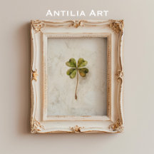 klaverkunst met vier bladeren St Patricks Shamroc