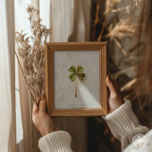 klaverkunst met vier bladeren St Patricks Shamroc Poster