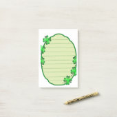 Klavernoot Post-it® Notes (Op bureau)