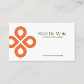 KLAVERONTWERP in SINAASAPPEL Visitekaartje (Voorkant)