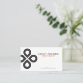 KLAVERONTWERP VISITEKAARTJE (Staand voorkant)