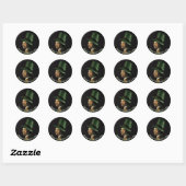 Klaveroorbel St. Patrick's Day Ronde Sticker (Vel)