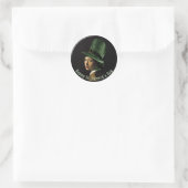 Klaveroorbel St. Patrick's Day Ronde Sticker (Tas)
