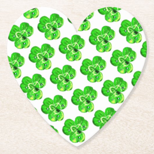 Klaverpapier Onderzetter (Voorkant)