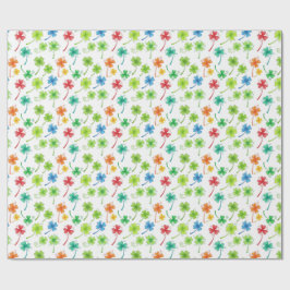 klaverpatroon cadeaupapier