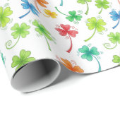 klaverpatroon cadeaupapier (Rol Hoek)